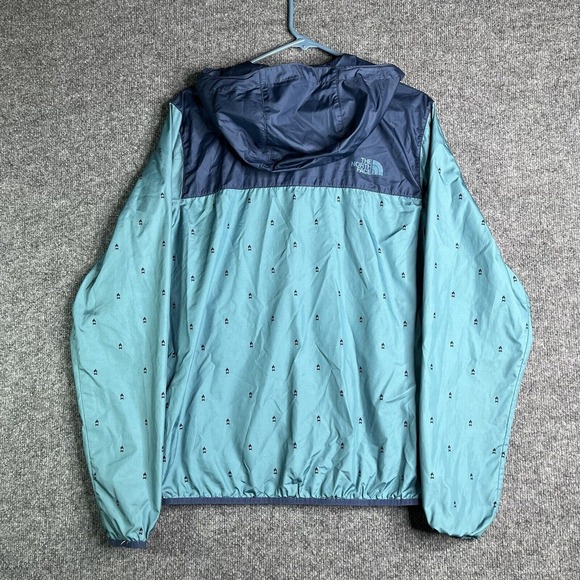 Vintage The North Face Windwall Jacket Men's Small Lightweight Full Zip Hooded - Picture 7 of 8